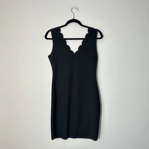 Black v neck dress size s